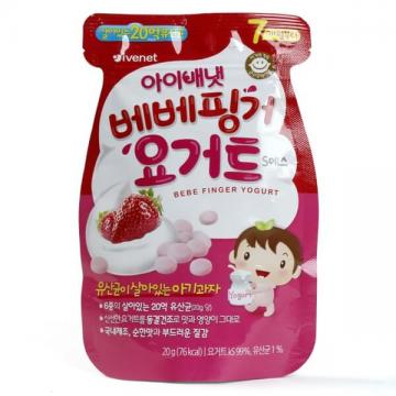 Snack sữa chua sấy khô Ivenet Bebe vị dâu