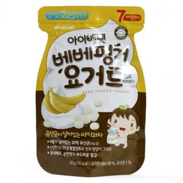 Snack sữa chua sấy khô Ivenet Bebe vị chuối