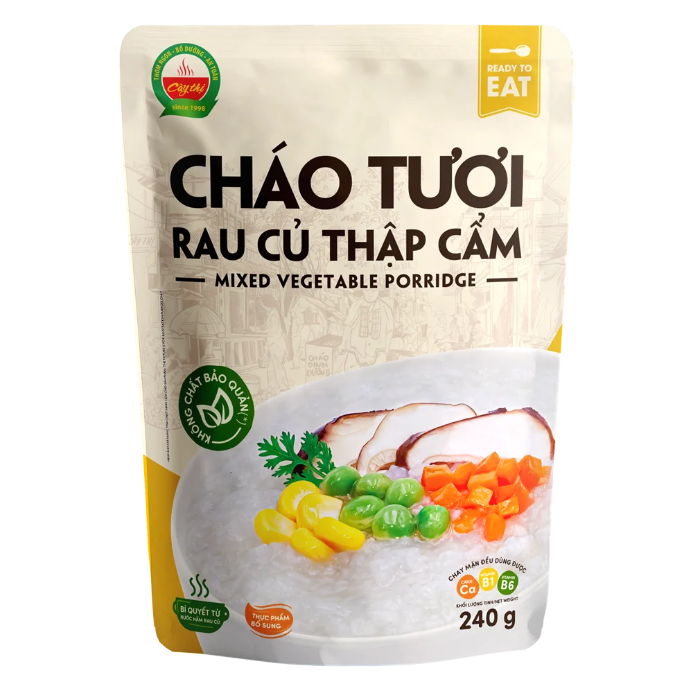 Cháo tươi rau củ thập cẩm (Giao bao bì ngẫu nhiên)