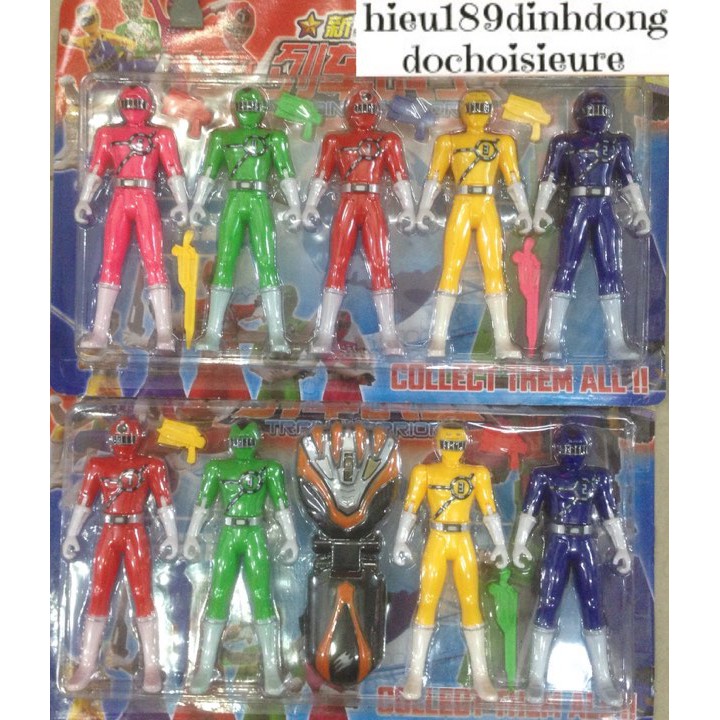 Vỉ siêu nhân chiến đội hỏa xa (ảnh thật) (Khách chọn mẫu hoặc shop gửi mẫu ngẫu nhiên)