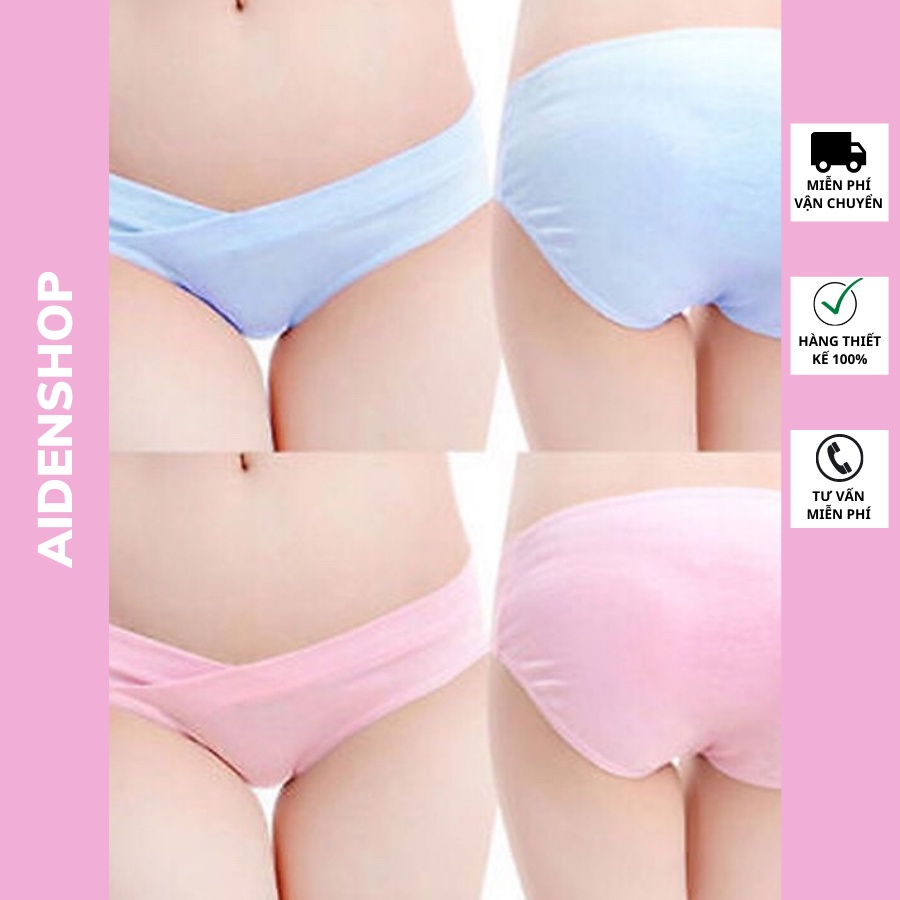 Quần lót bầu cạp chéo chất cotton mặc thoải đủ màu