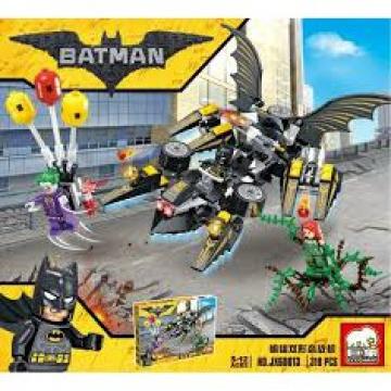 Lắp Ráp xếp hình Super Hero Jx60013 - Máy Bay Dơi Betman truy đuổi Joker