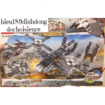 Lắp ráp xếp hình K009 : Máy bay