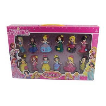 Bộ Đồ Chơi Mô Hình 12 Công Chúa Disney