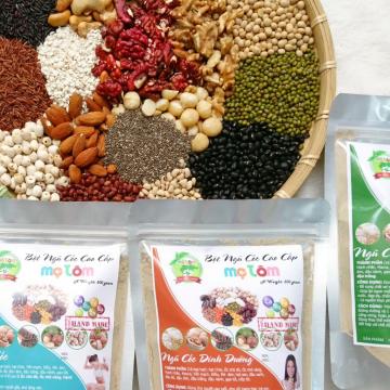 BỘT NGŨ CỐC MẸ TÔM (1Kg) BỘT DINH DƯỠNG B.ẦU, T.ĂNG C.ÂN, L.ỢI S.ỮA, N.ỘI T.IẾT T.Ố,GI.ẢM C.ÂN,NGŨ CỐC KHÔNG ĐẬU NÀNH