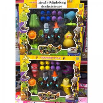 Hộp Đồ Chơi Game Hot Plants vs Zombie hoa quả nổi giận 6 con mới đạn to (ảnh thật) (Khách hàng chat chọn mẫu)