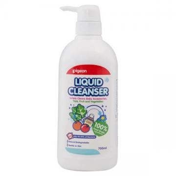 Nước rửa bình sữa và rau củ Pigeon, chai 700ml