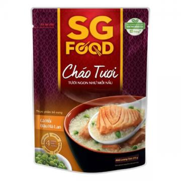 Cháo Cá Hồi, Đậu Hà Lan, SG Food, 270g
