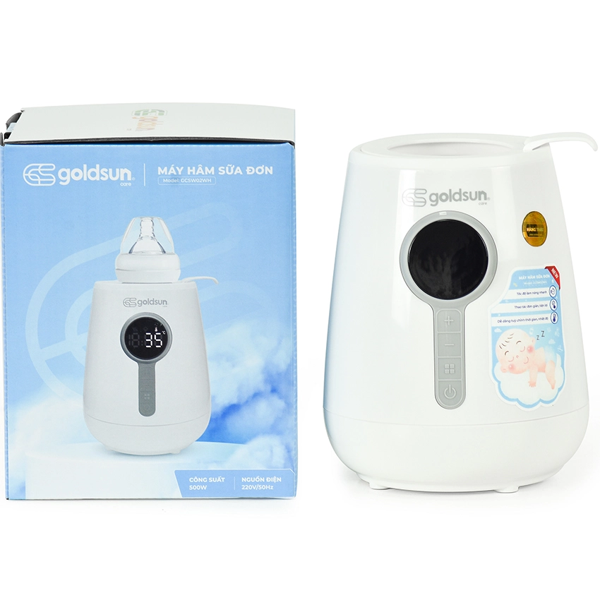 Máy Hâm Sữa Đơn Goldsun GCSW02WH