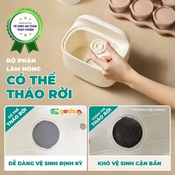 Máy Hâm Sữa Đôi Goldsun GCDW02BL