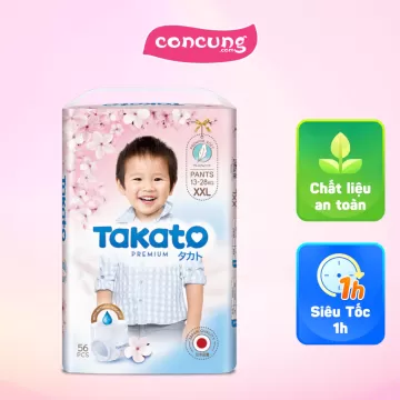 Tã Quần Takato Siêu Mềm Mại (XXL, 56 Miếng)